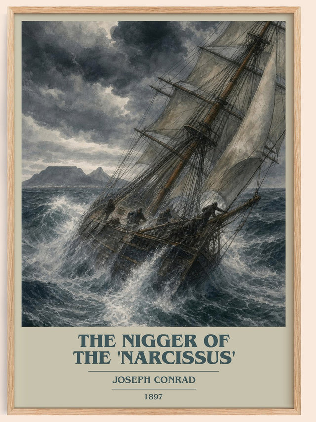 The Nigger Of The 'Narcissus' Book Cover Poster by Joseph Conrad