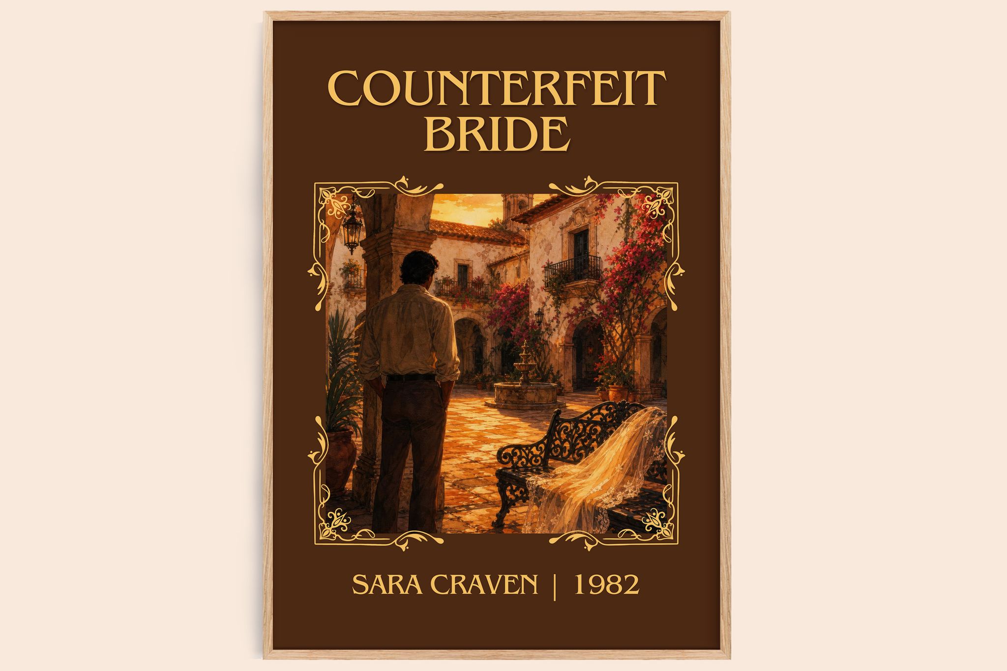 Counterfeit Bride Classic Book Art Print by Sara Craven