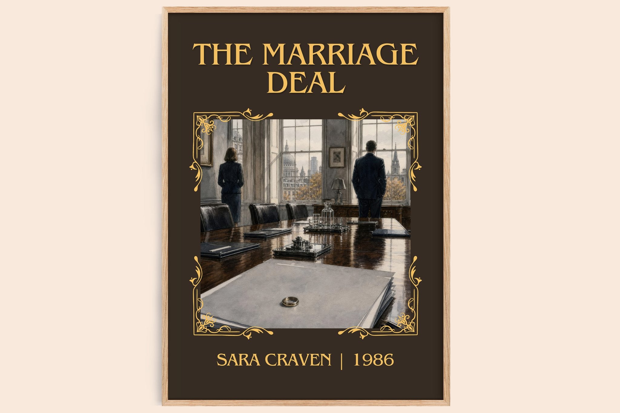 The Marriage Deal Classic Book Art Print by Sara Craven