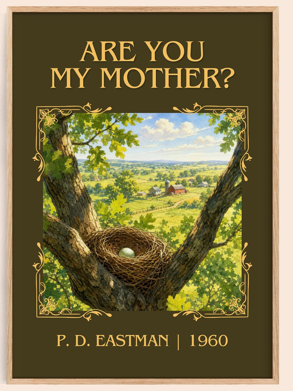 Are You My Mother? Classic Book Art Print by P. D. Eastman – book poster