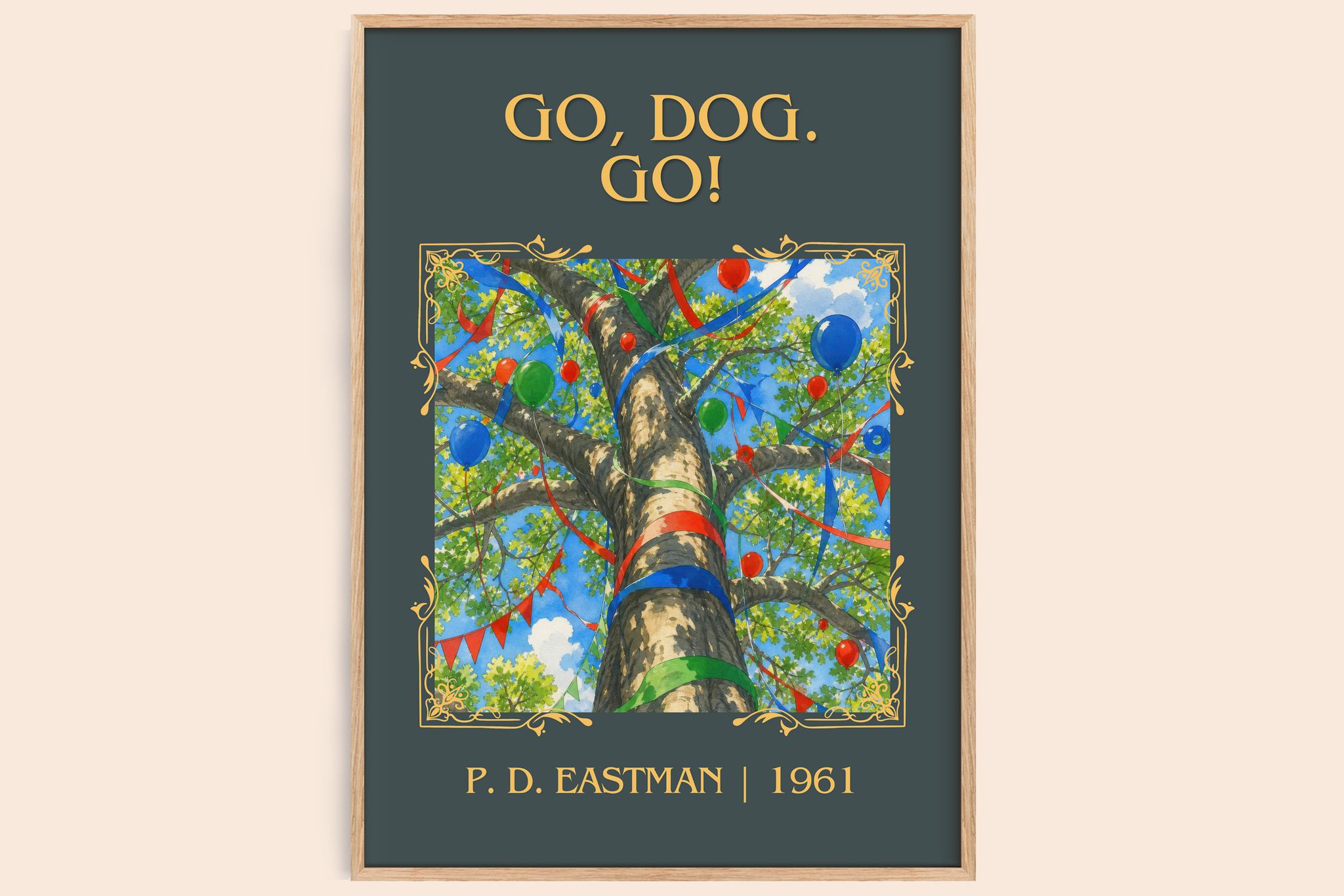 Go, Dog. Go! Classic Book Art Print by P. D. Eastman