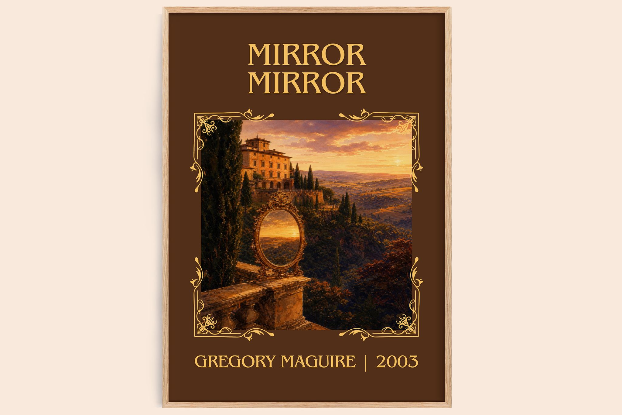 Mirror Mirror Classic Book Art Print by Gregory Maguire