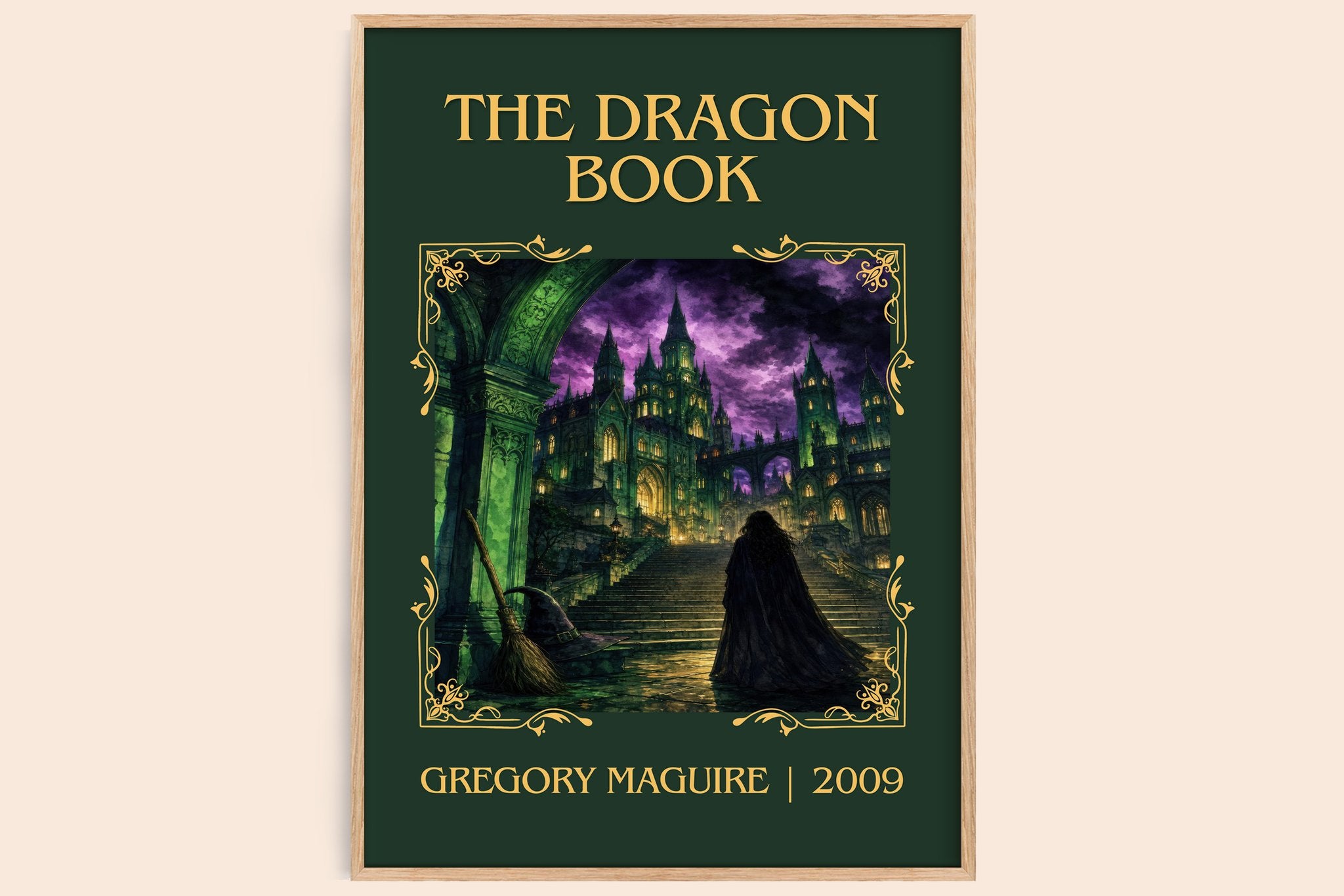 The Dragon Book Classic Book Art Print by Gregory Maguire
