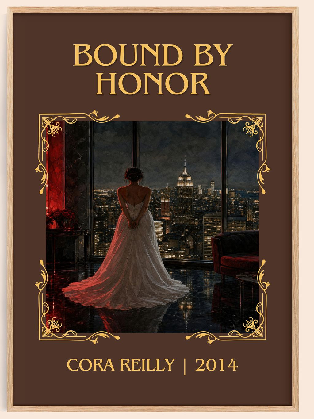 Bound by Honor Classic Book Art Print by Cora Reilly – book poster