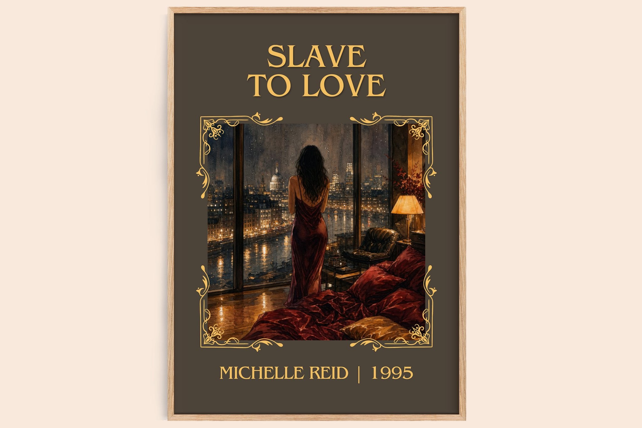 Slave to Love Classic Book Art Print by Michelle Reid