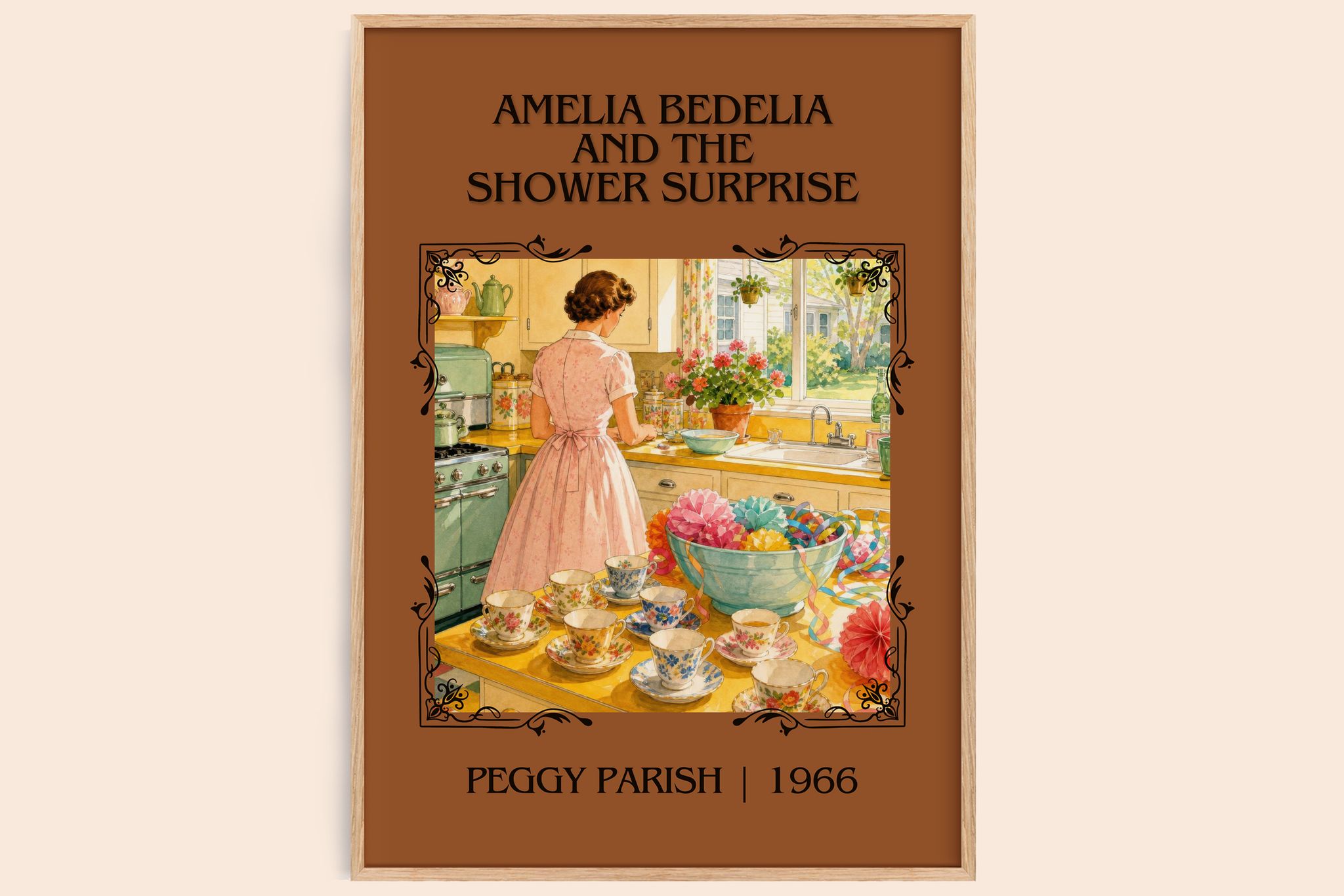 Amelia Bedelia and the Shower Surprise Classic Book Art Print by Peggy Parish