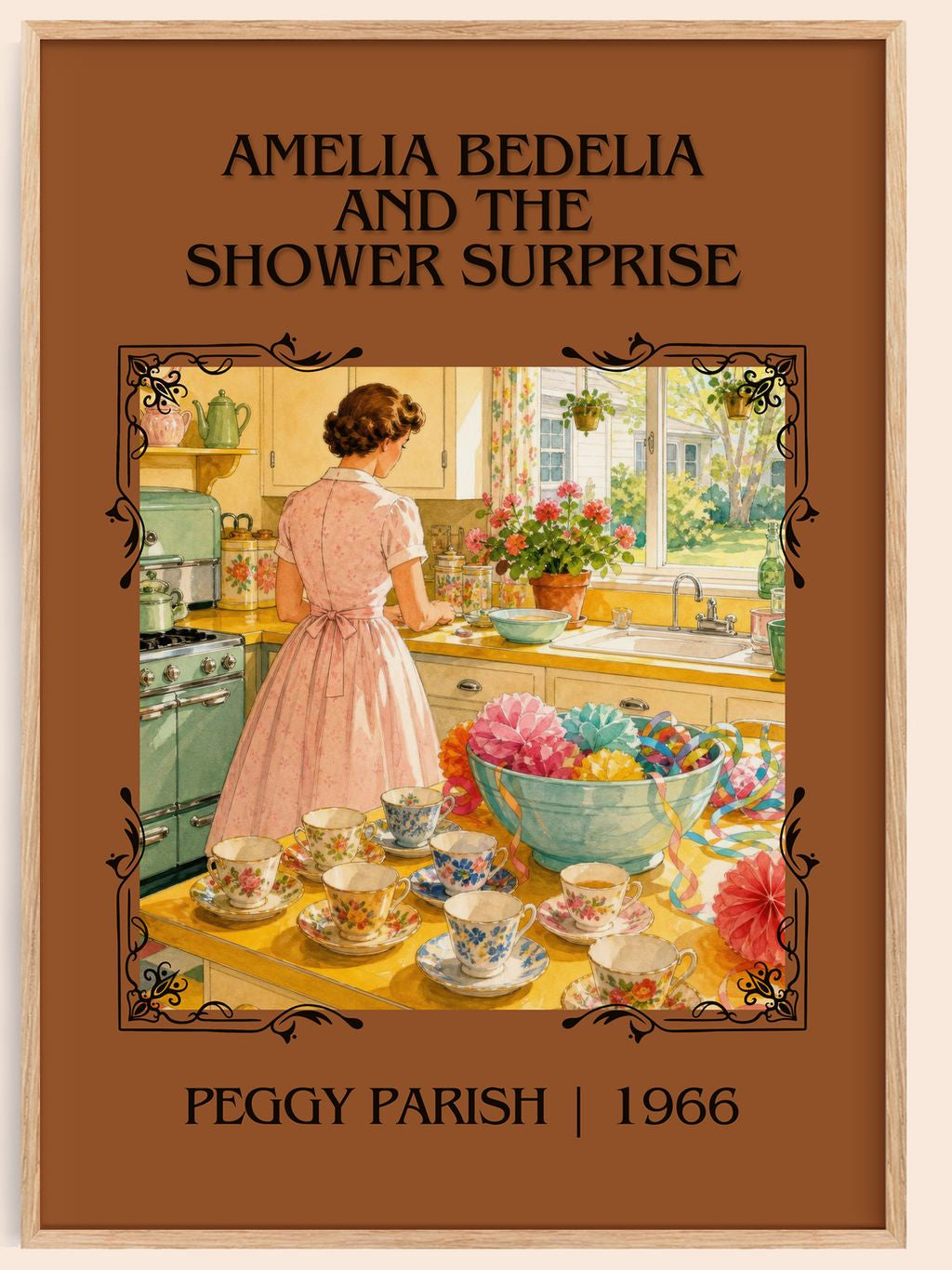 Amelia Bedelia and the Shower Surprise Classic Book Art Print by Peggy Parish – book poster