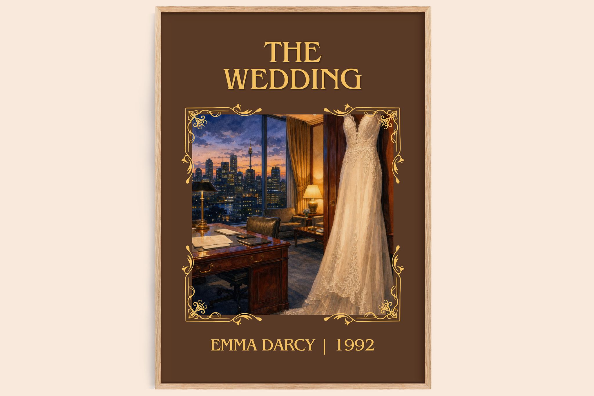 The Wedding Classic Book Art Print by Emma Darcy