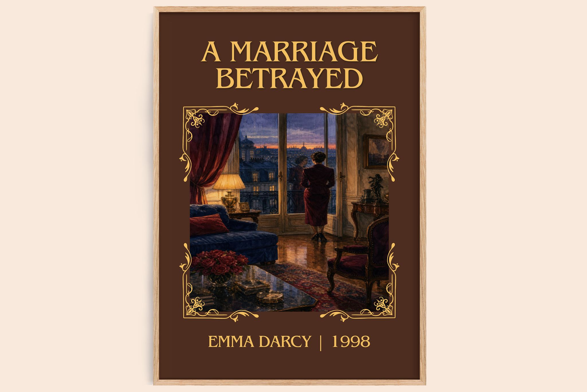 A Marriage Betrayed Classic Book Art Print by Emma Darcy