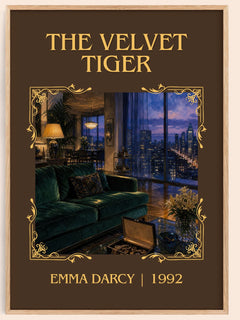 The Velvet Tiger Classic Book Art Print by Emma Darcy – book poster