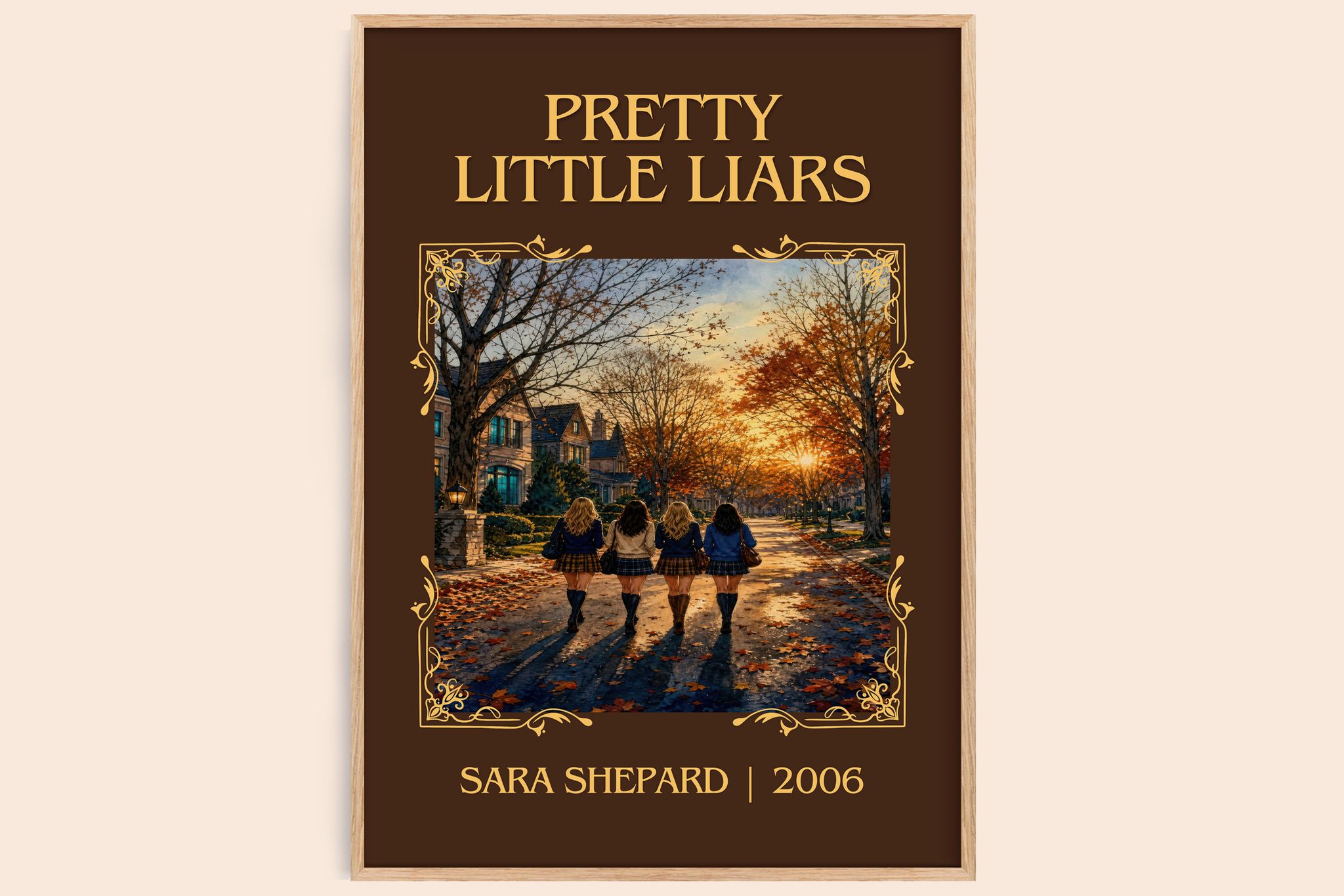 Pretty Little Liars Classic Book Art Print by Sara Shepard