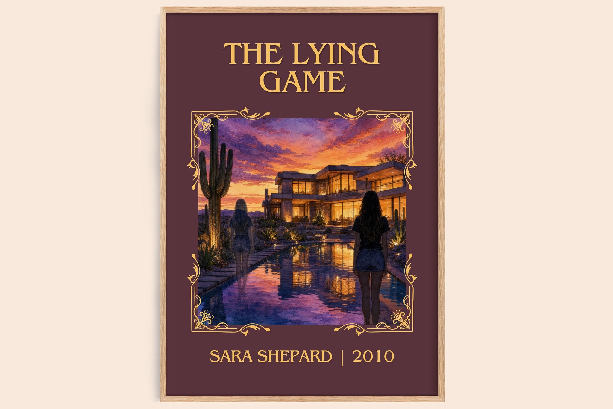 The Lying Game Classic Book Art Print by Sara Shepard