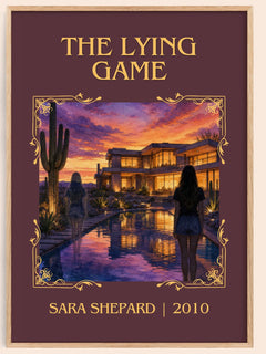 The Lying Game Classic Book Art Print by Sara Shepard – image 1