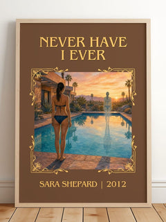 Never Have I Ever Classic Book Art Print by Sara Shepard – image 2