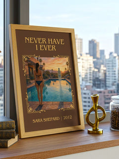 Never Have I Ever Classic Book Art Print by Sara Shepard – image 3