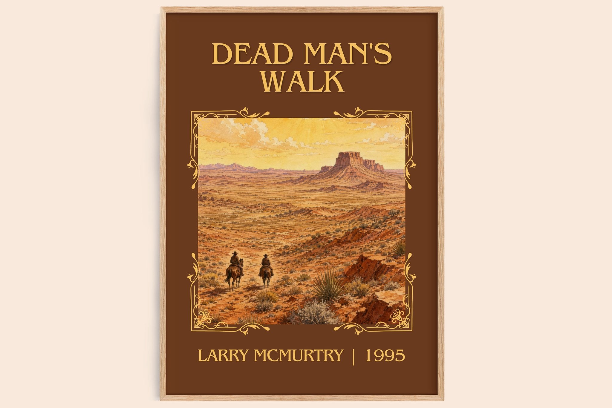 Dead Man's Walk Classic Book Art Print by Larry McMurtry
