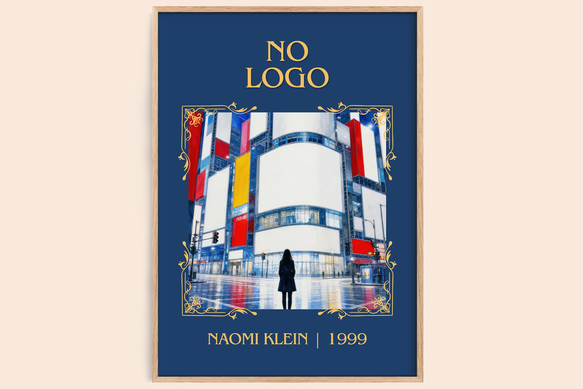 No Logo Classic Book Art Print by Naomi Klein