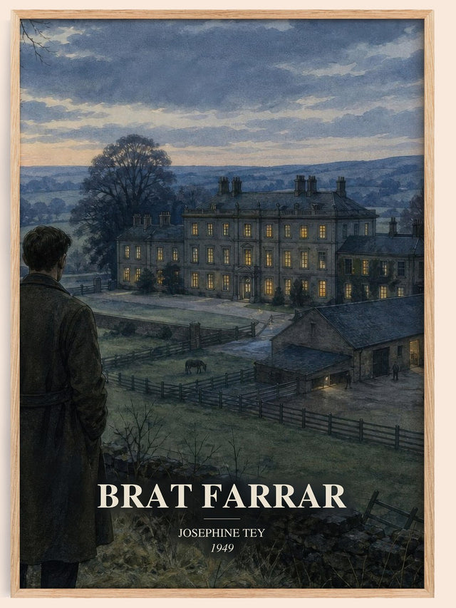 Brat Farrar Book Watercolour Illustration by Josephine Tey