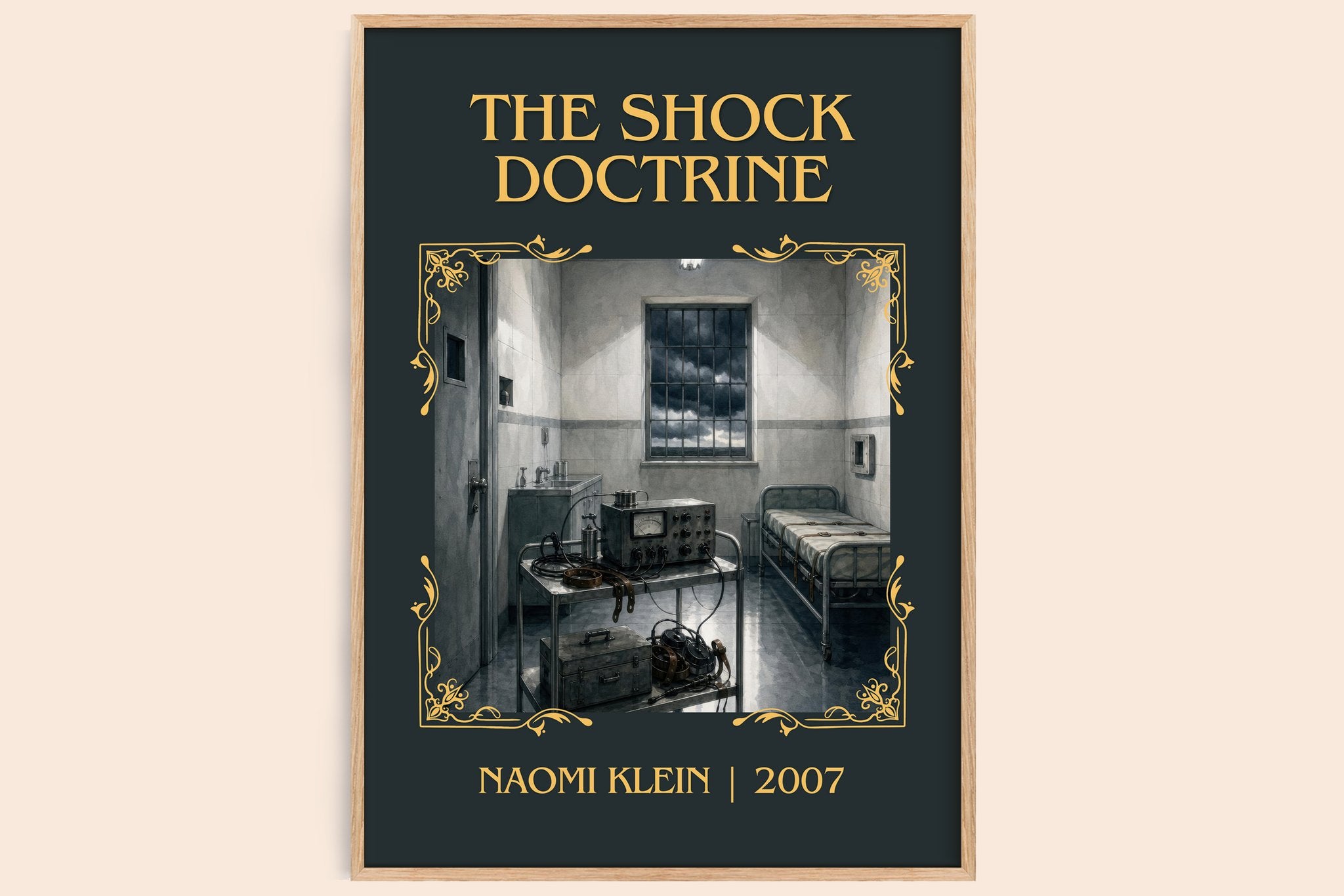 The Shock Doctrine Classic Book Art Print by Naomi Klein