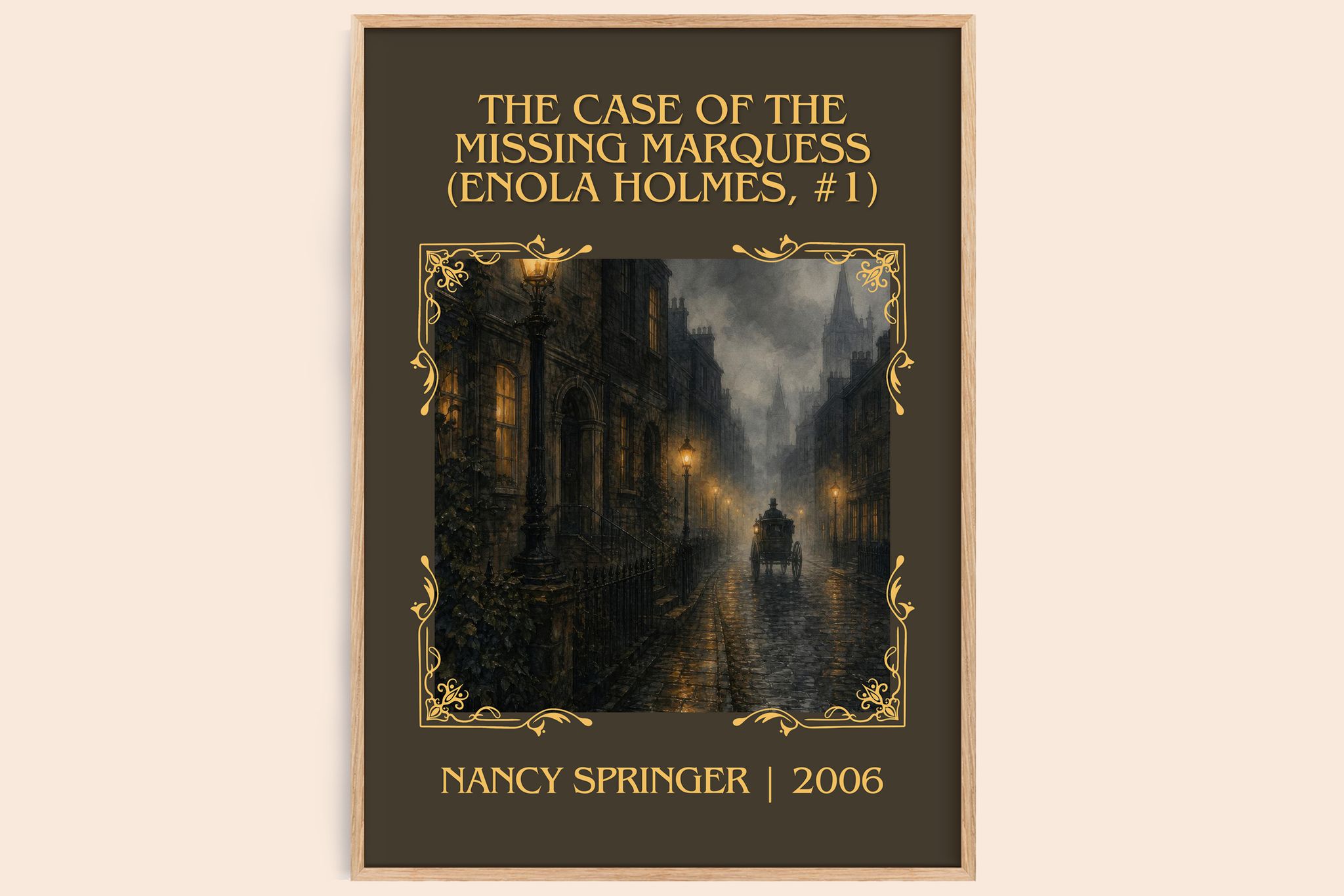 The Case of the Missing Marquess (Enola Holmes, #1) Classic Book Art Print by Nancy Springer
