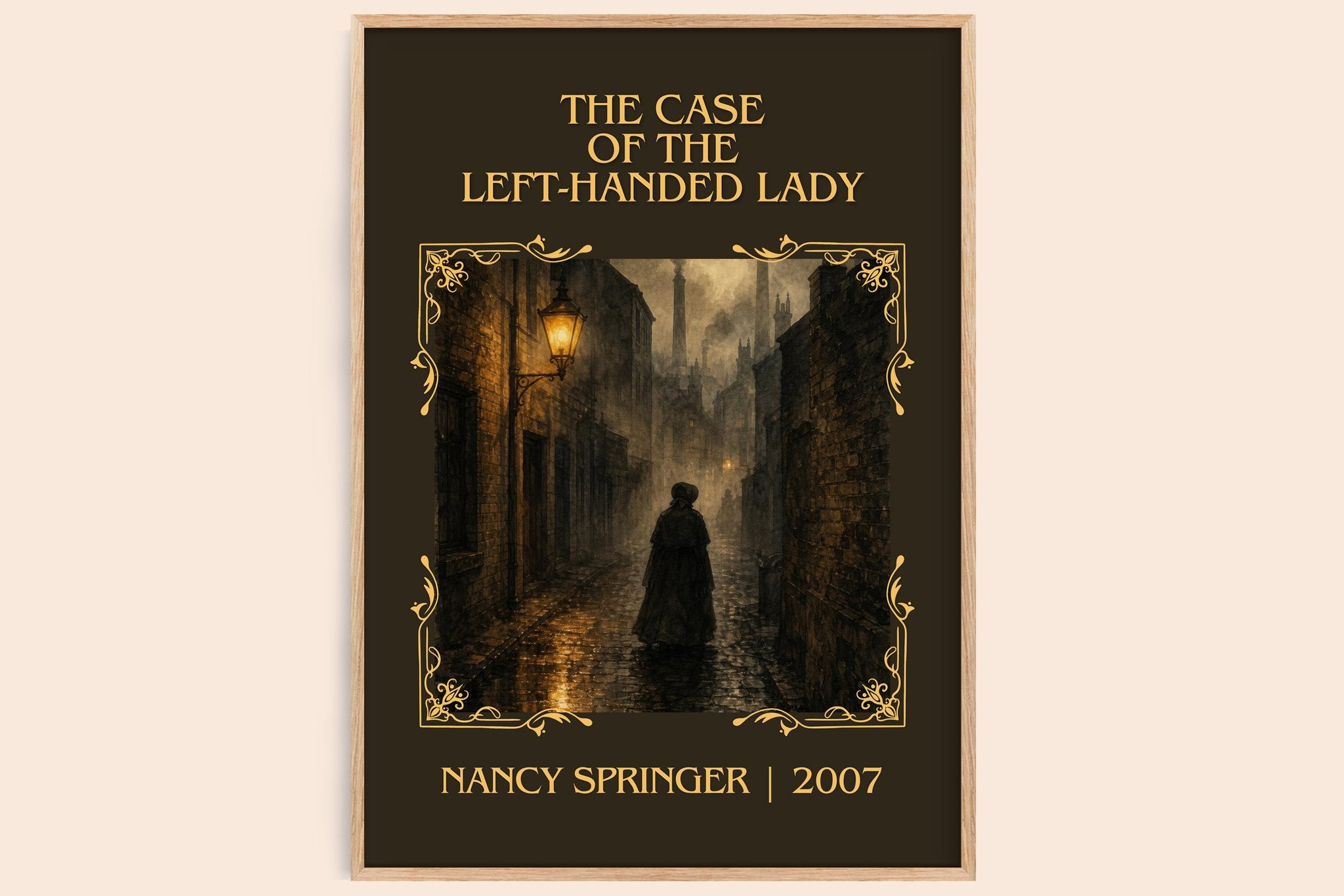 Case of the Left-Handed Lady Classic Book Art Print by Nancy Springer