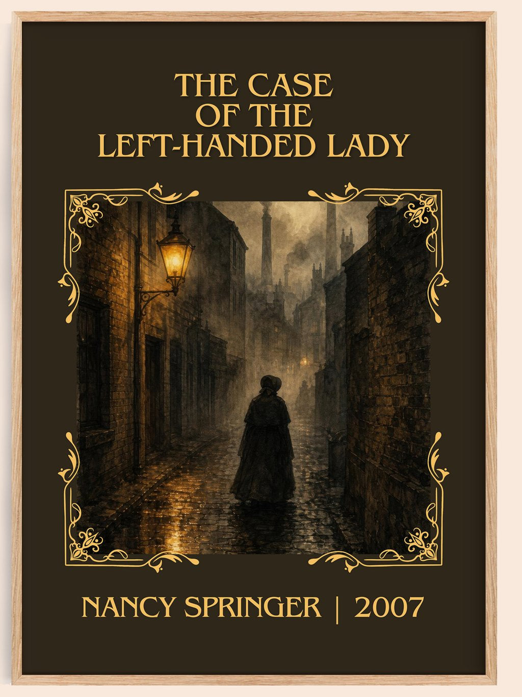 Case of the Left-Handed Lady Classic Book Art Print by Nancy Springer – book poster