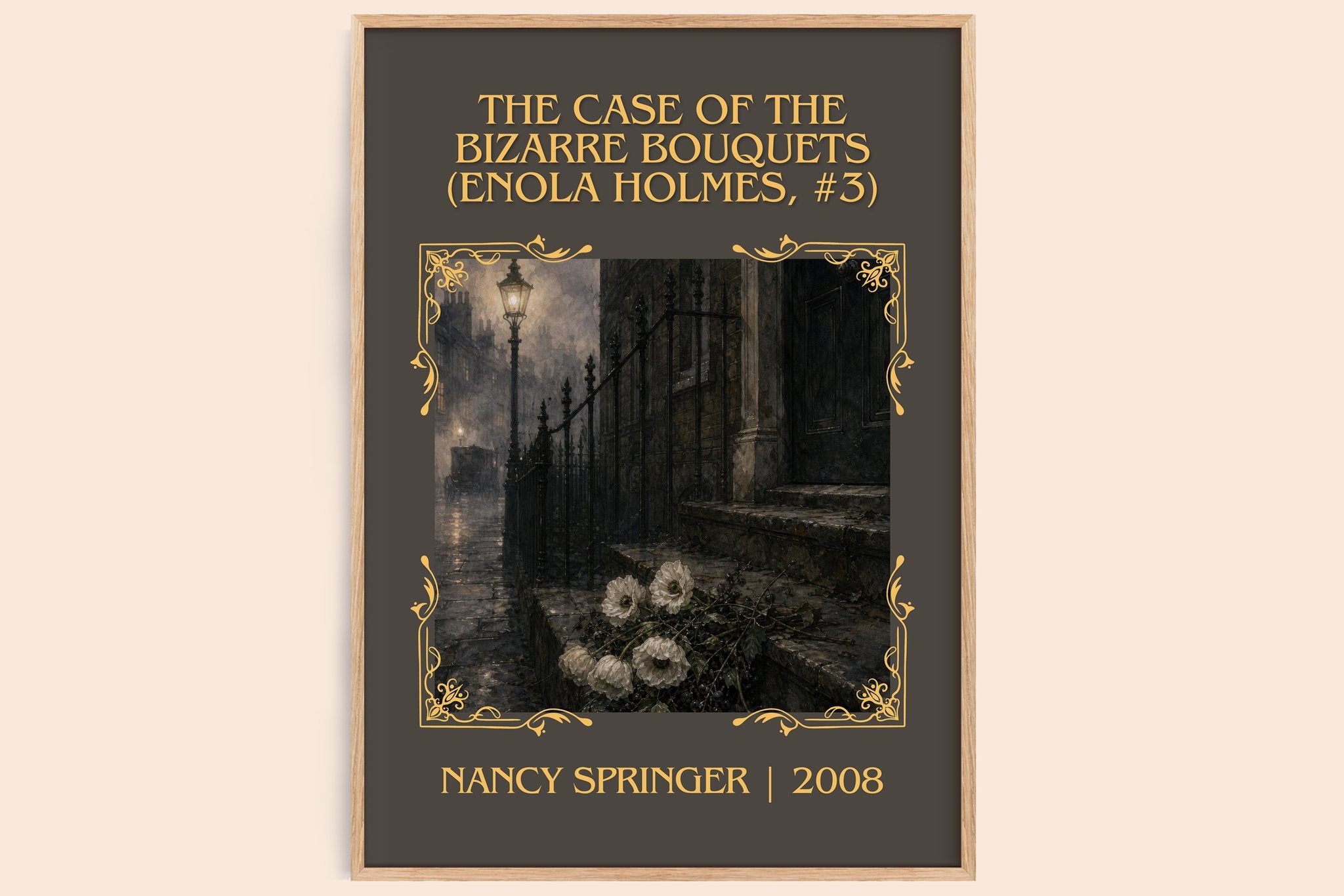 The Case of the Bizarre Bouquets (Enola Holmes, #3) Classic Book Art Print by Nancy Springer