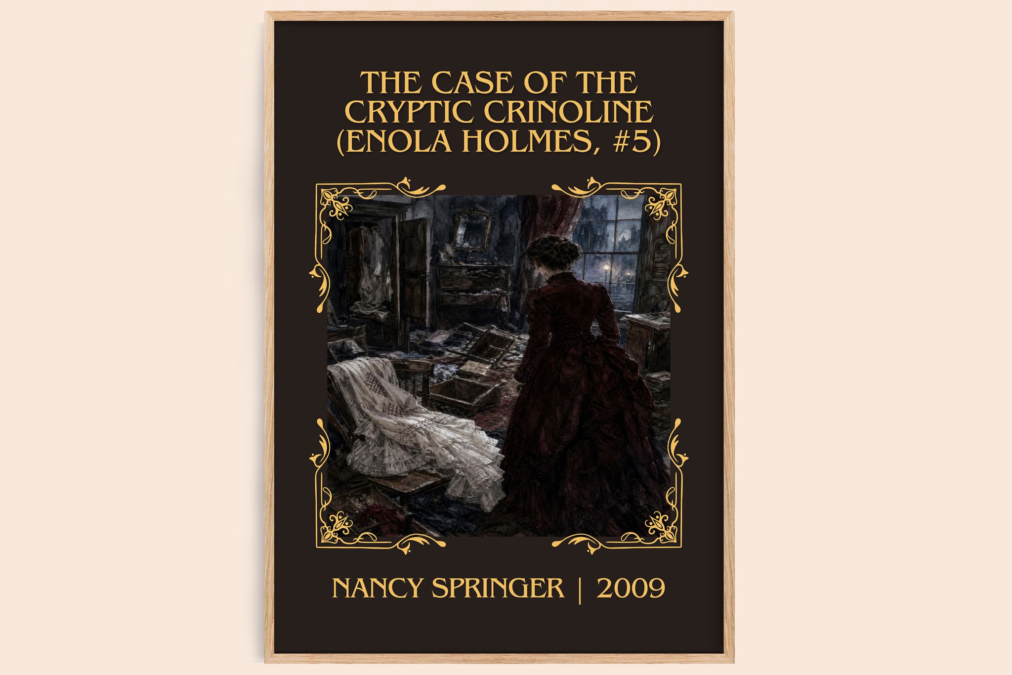 The Case of the Cryptic Crinoline (Enola Holmes, #5) Classic Book Art Print by Nancy Springer