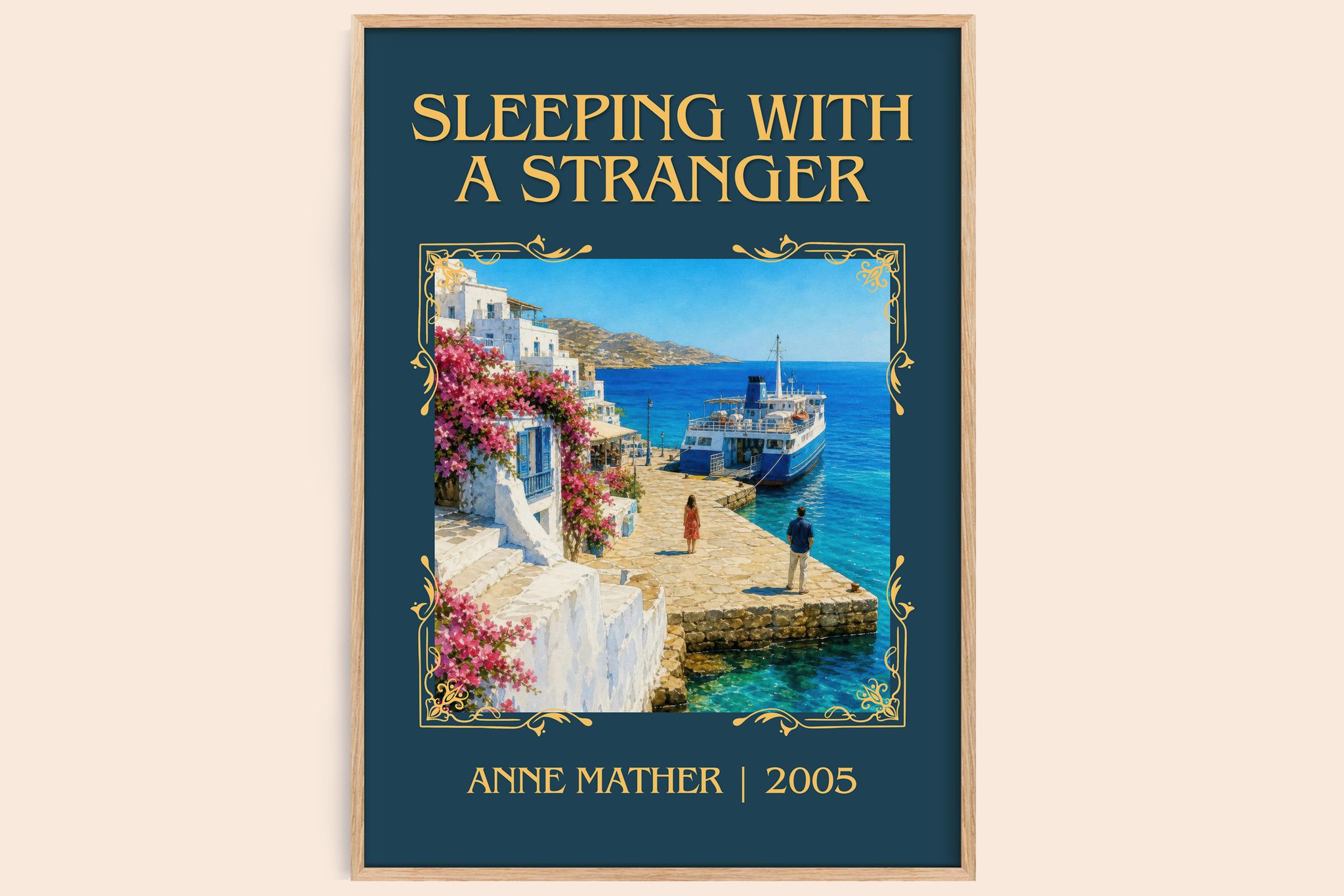 Sleeping with a Stranger Classic Book Art Print by Anne Mather