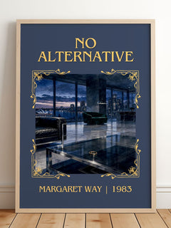 No Alternative Classic Book Art Print by Margaret Way – framed print leaning on a wooden floor