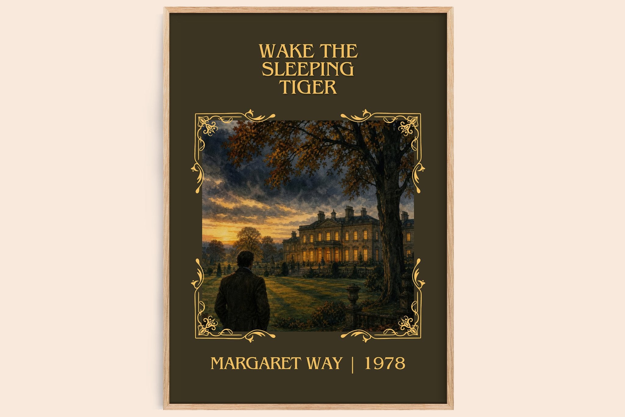 Wake the Sleeping Tiger Classic Book Art Print by Margaret Way