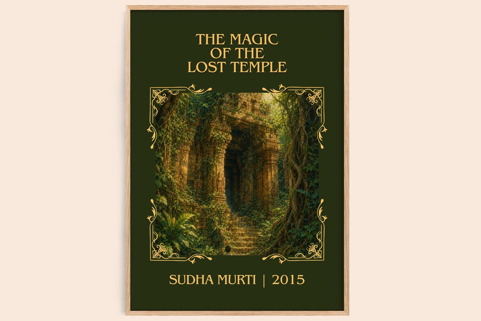 The Magic of the Lost Temple Classic Book Art Print by Sudha Murti