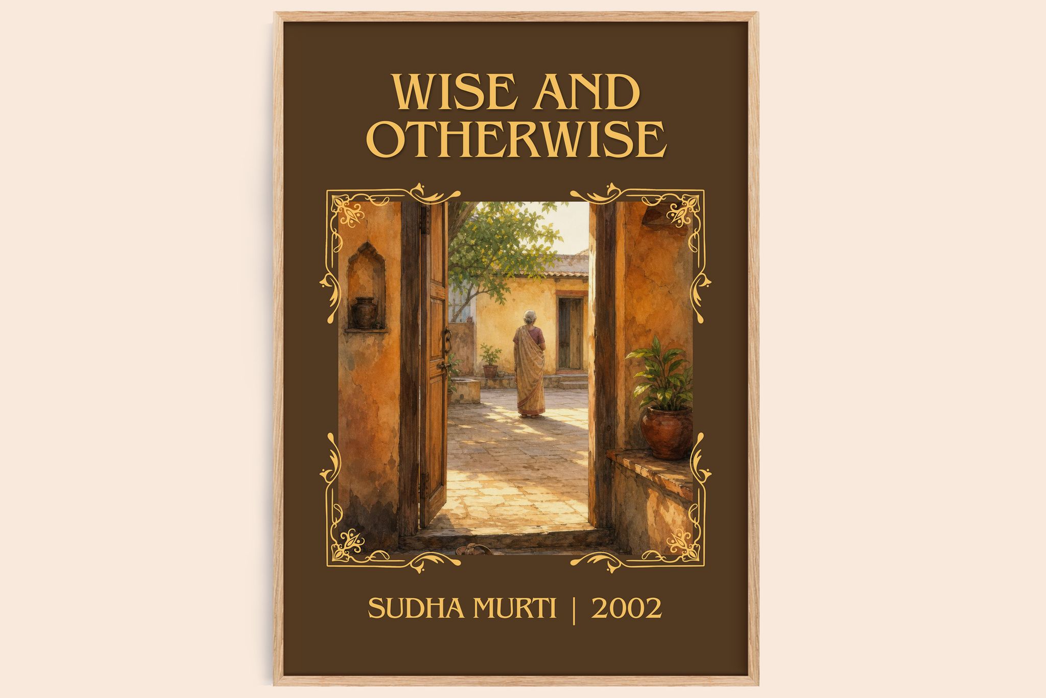 Wise and otherwise Classic Book Art Print by Sudha Murti