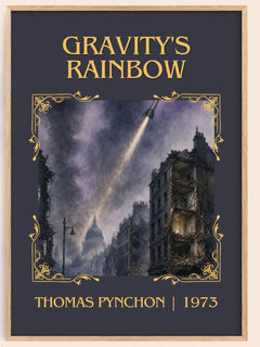 Gravity's Rainbow Classic Book Art Print by Thomas Pynchon – book poster