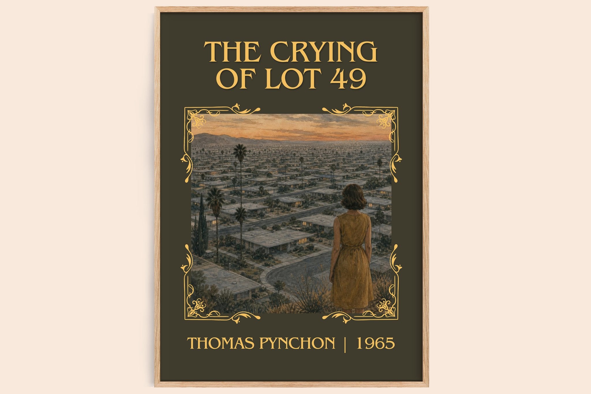 The Crying of Lot 49 Classic Book Art Print by Thomas Pynchon