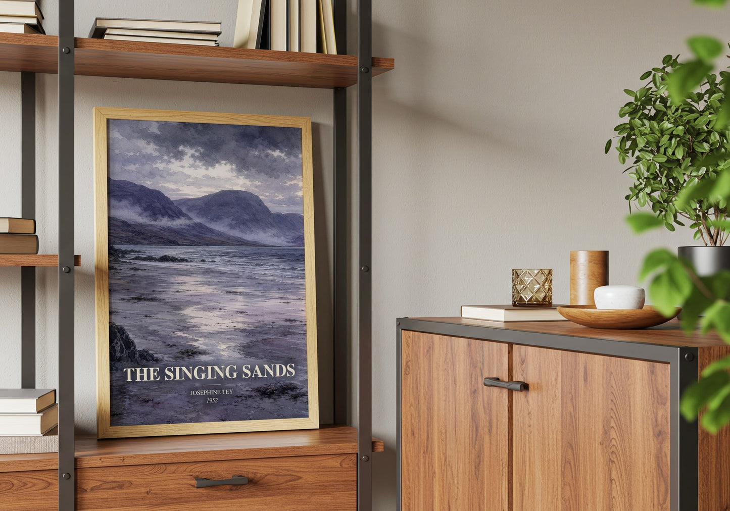 The Singing Sands book watercolour illustration paper finish options – matte satin gloss