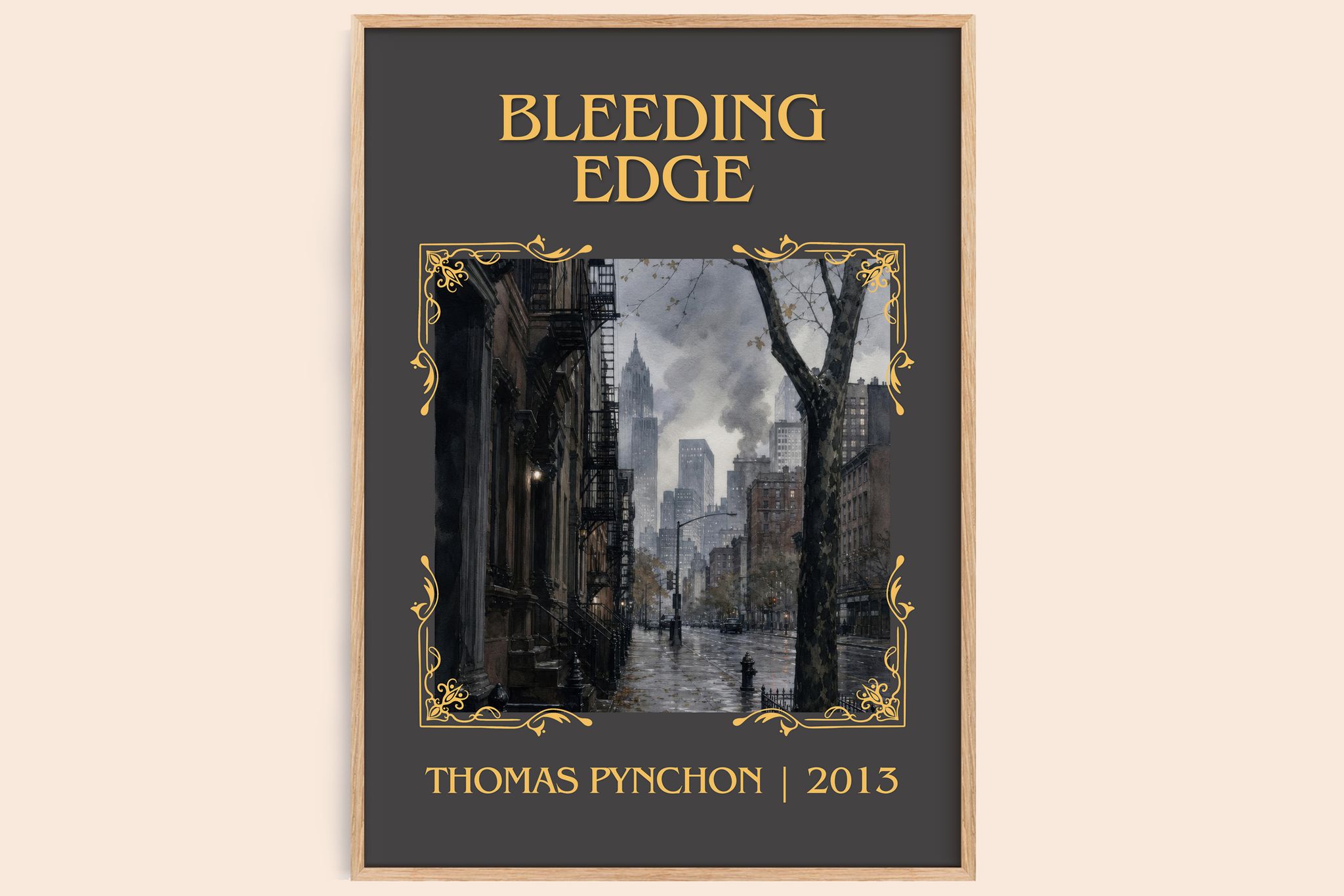 Bleeding Edge Classic Book Art Print by Thomas Pynchon