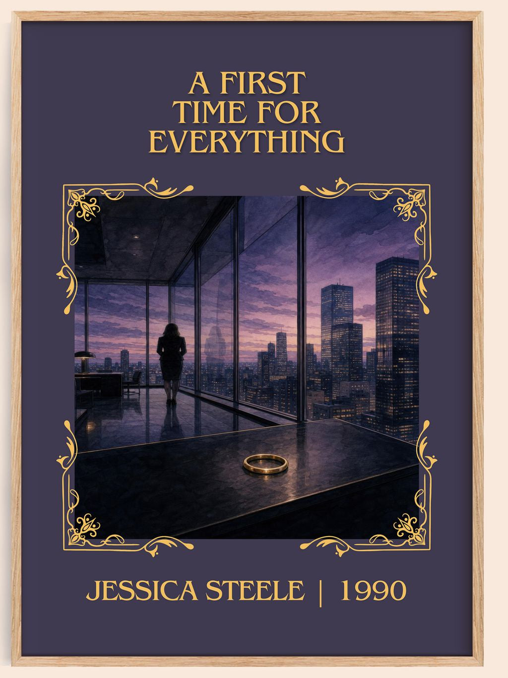 A First Time for Everything Classic Book Art Print by Jessica Steele – book poster