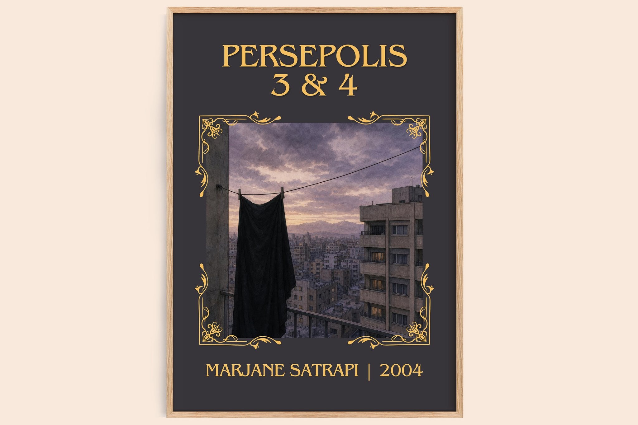 Persepolis 3 & 4 Classic Book Art Print by Marjane Satrapi