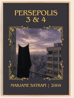 Persepolis 3 & 4 Classic Book Art Print by Marjane Satrapi – image 1