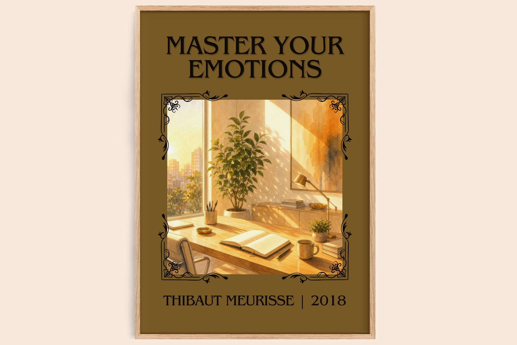 Master Your Emotions Classic Book Art Print by Thibaut Meurisse