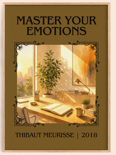 Master Your Emotions Classic Book Art Print by Thibaut Meurisse – book poster