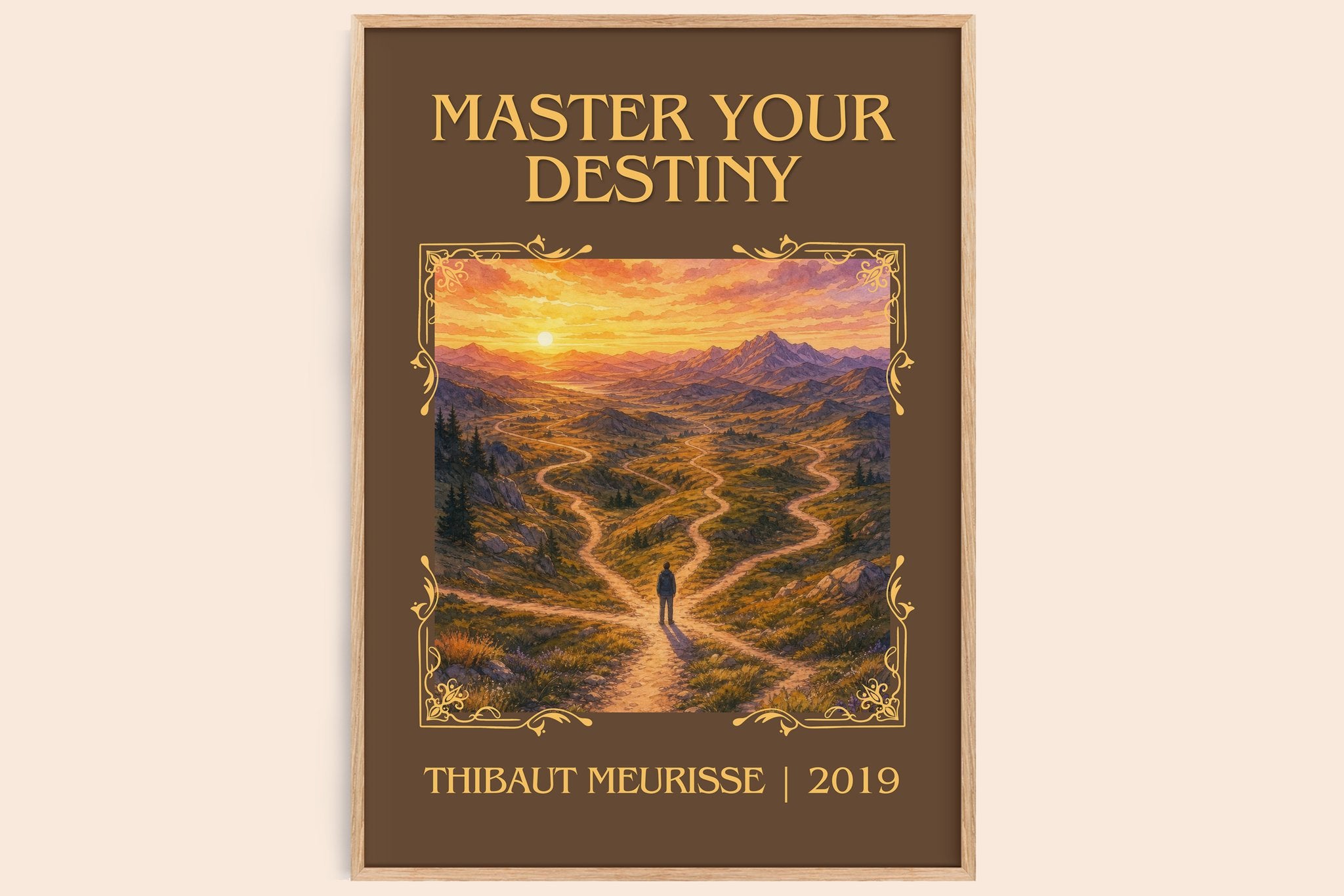 Master Your Destiny Classic Book Art Print by Thibaut Meurisse