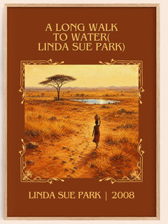 Long Walk to Water( Linda Sue Park) Classic Book Art Print by L. Park – book poster