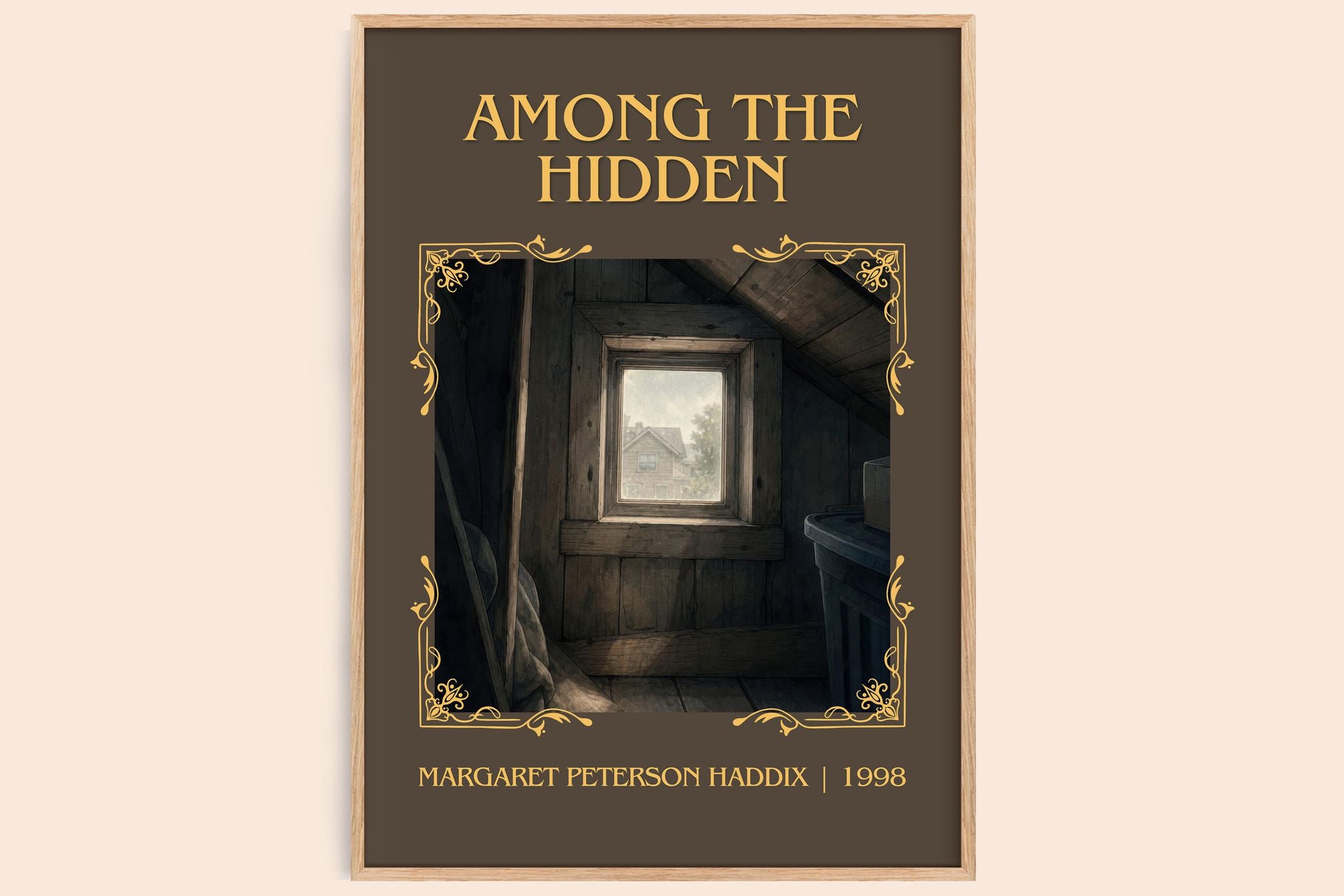 Among the Hidden Classic Book Art Print by Margaret Peterson Haddix