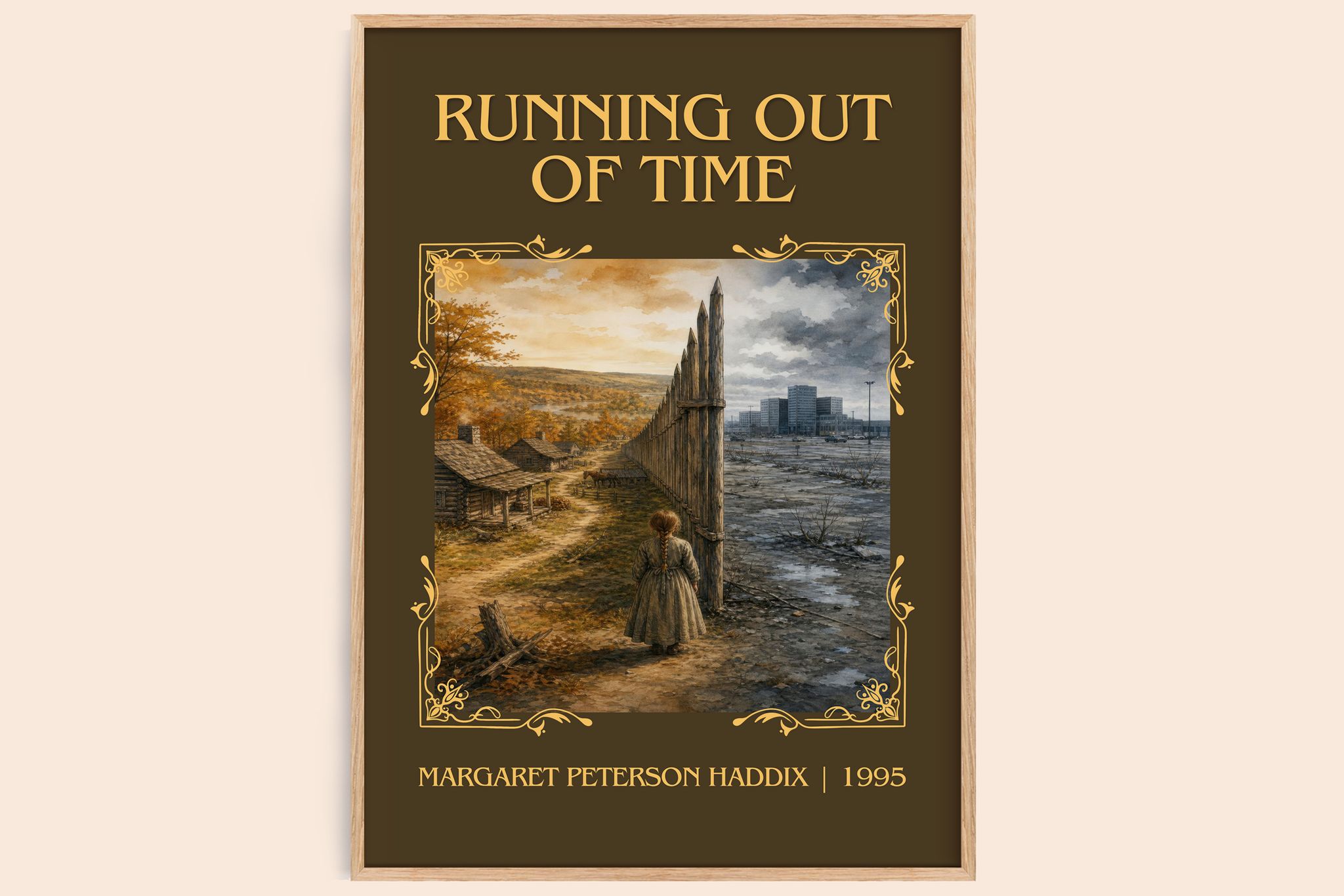 Running Out of Time Classic Book Art Print by Margaret Peterson Haddix