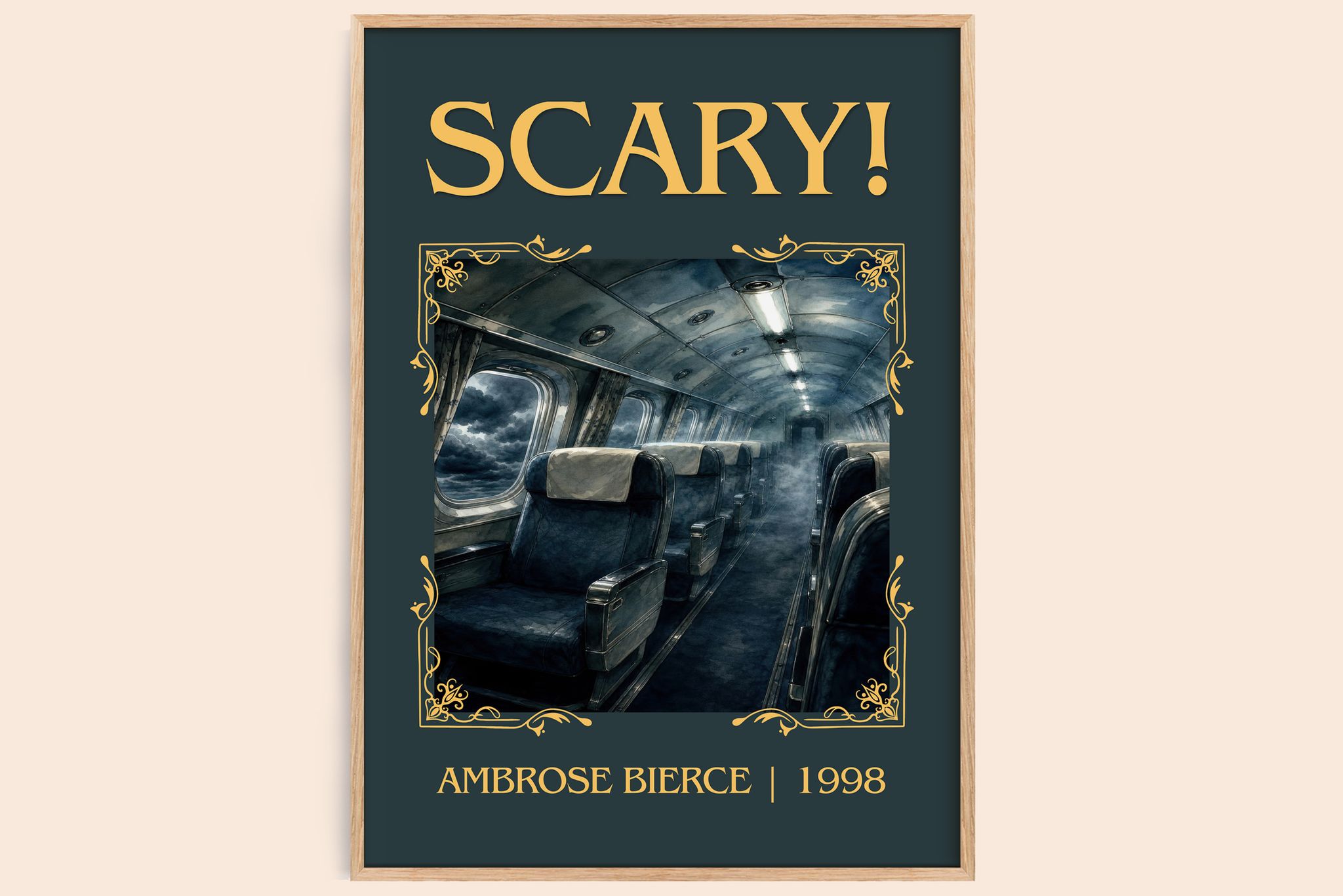 Scary! Classic Book Art Print by Ambrose Bierce