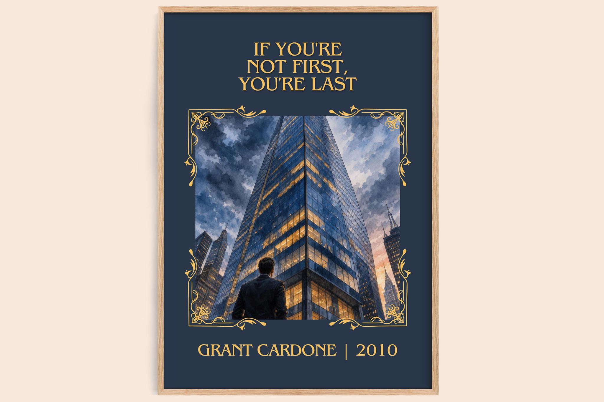 If you're not first, you're last Classic Book Art Print by G. Cardone