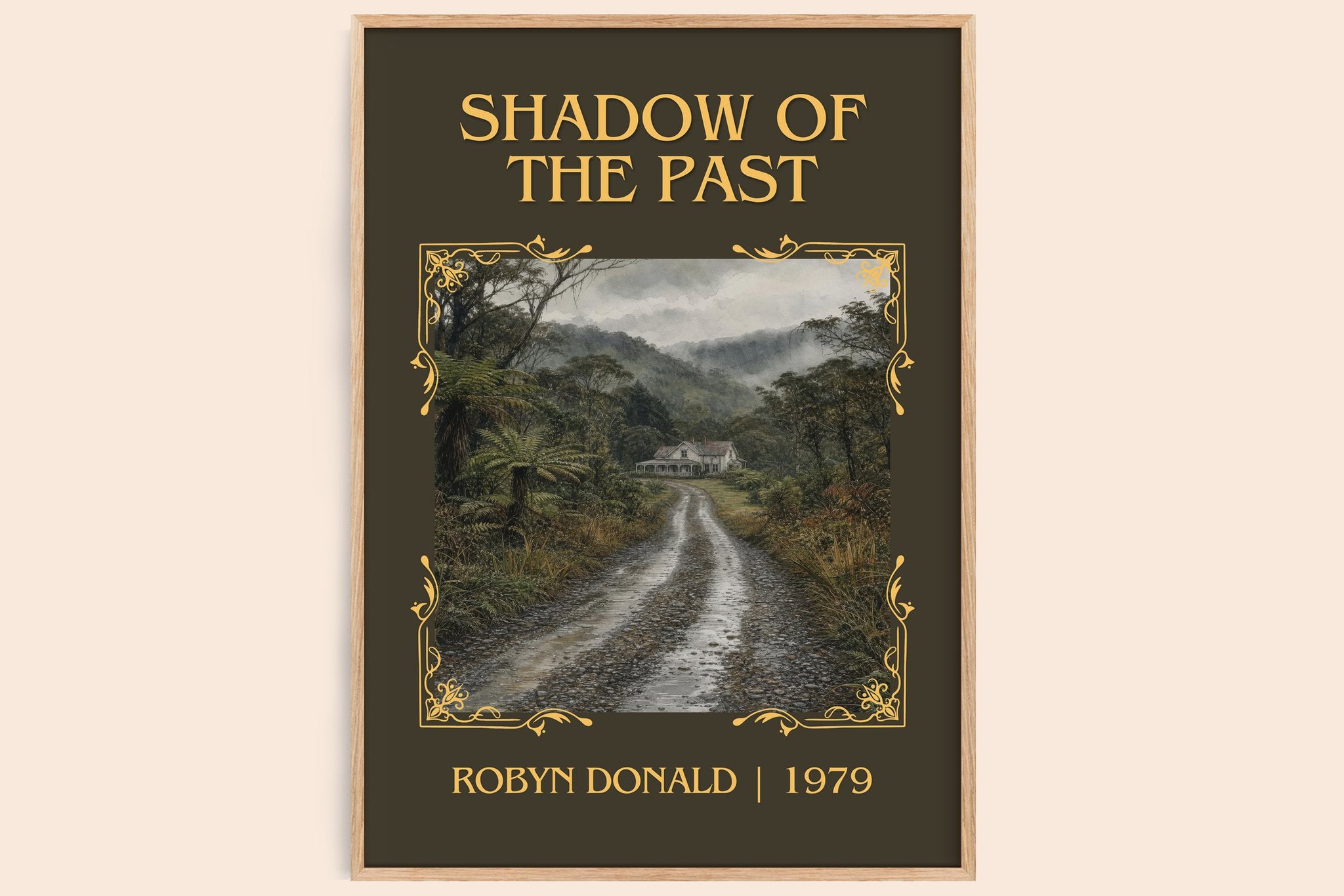 Shadow of the Past Classic Book Art Print by Robyn Donald