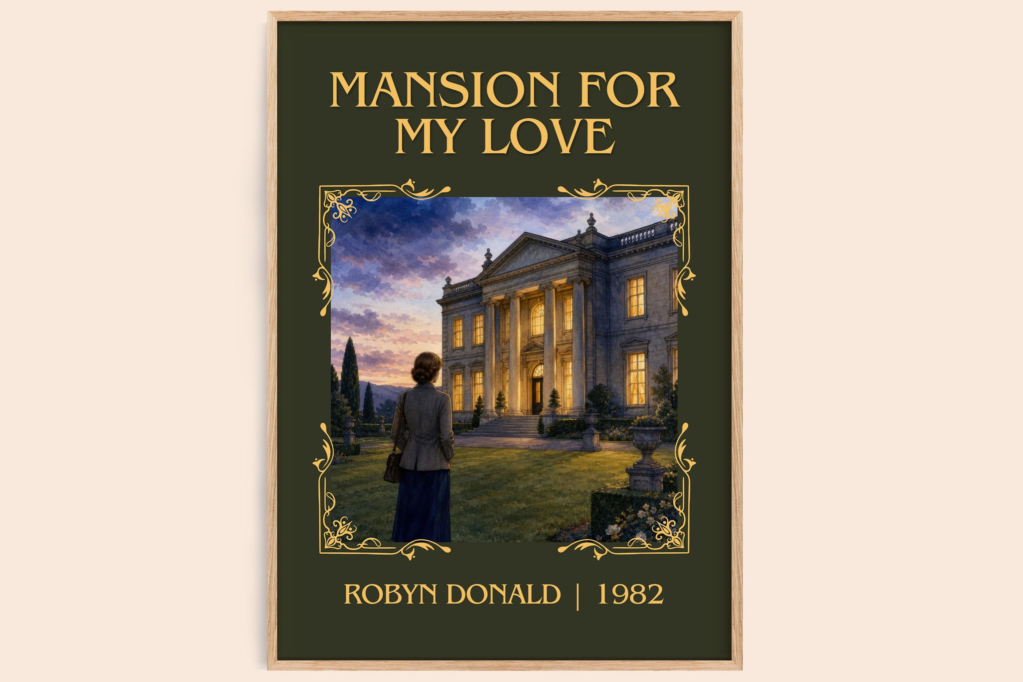 Mansion for My Love Classic Book Art Print by Robyn Donald